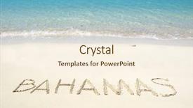  Presentation with bahamas - Cool new PPT theme with bahamas writing on a desrt backdrop and a cream colored foreground