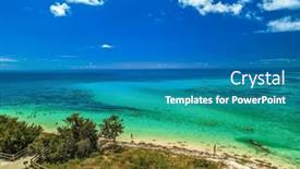  Presentation with florida beach - Presentation enhanced with bahia-honda-state-park-calusa and a teal colored foreground