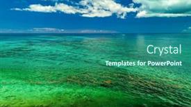  Presentation with florida beach - PPT layouts enhanced with bahia-honda-state-park-calusa and a ocean colored foreground