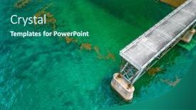  Presentation with florida beach - Presentation design consisting of bahia-honda-state-park-calusa and a ocean colored foreground