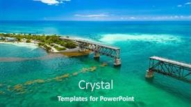  Presentation with florida beach - Slide set with bahia-honda-state-park-calusa and a ocean colored foreground