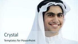  Presentation with eastern - Theme with bahrain - happy middle eastern gulf teenage background and a cool aqua colored foreground