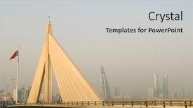  Presentation with bin - PPT layouts featuring bahrain - manama scene from shaikh isa background and a light gray colored foreground