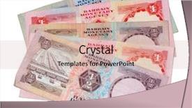  Presentation with bahrain - Audience pleasing PPT theme consisting of bahrain dinars backdrop and a soft green colored foreground