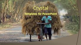  Presentation with rickshaw - Slide set having baidyapur-india-dec-01 background and a tawny brown colored foreground