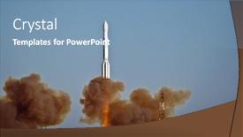  Presentation with kazakhstan - Beautiful PPT theme featuring baikonur-cosmodrome-kazakhstan-nov-05 backdrop and a teal colored foreground