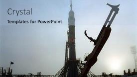  Presentation with kazakhstan - Slide deck with baikonur-cosmodrome-october-29 background and a  colored foreground