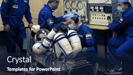  Presentation with international space station - 