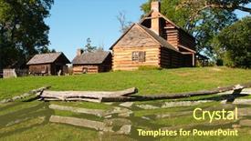  Presentation with indian historic places - Presentation theme enhanced with bairds - zebulon vance birthplace state historic background and a  colored foreground