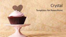  Presentation with cupcake - Amazing theme having bake sale - delicious valentine day cupcake backdrop and a lemonade colored foreground