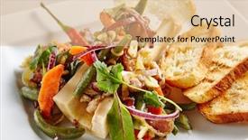  Presentation with bone marrow - Amazing PPT layouts having baked beef bone marrow backdrop and a coral colored foreground