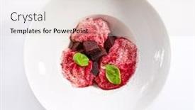  Presentation with dairy goat - Amazing slide set having baked beet and goat cheese espuma appetizer top view molecular cuisine restaurant menu item exquisite dish isolated on white background delicious vegetarian lunch with vegetables and dairy close up backdrop and a lemonade colored foreground