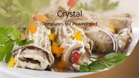  Presentation with eggplant - PPT theme having close-up of hand putting house key into door note shallow depth of field background and a gray colored foreground