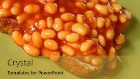  Presentation with baking freshly baked pie fresh - Colorful presentation theme enhanced with baked means on whole wheat toast on a green plate backdrop and a gold colored foreground