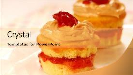  Presentation with peanut butter and jelly - Cool new presentation design with baked peanut butter and jelly backdrop and a  colored foreground