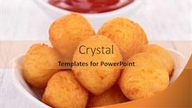  Presentation with potato - Presentation theme with baked-potato background and a yellow colored foreground