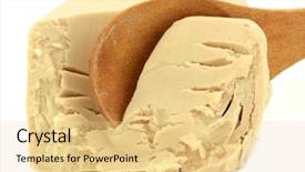  Presentation with yeast - Beautiful theme featuring baker's yeast backdrop and a lemonade colored foreground