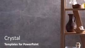  Presentation with baking - Presentation theme enhanced with bakery-ingredients-for-homemade-bread background and a dark gray colored foreground