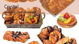  Presentation with bakery - Theme with bakery background and a coral colored foreground