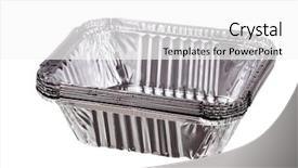  Presentation with dish tower - Colorful presentation theme enhanced with baking dish from a foil backdrop and a  colored foreground