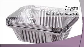  Presentation with satellite dish tv - Beautiful PPT theme featuring baking dish from a foil backdrop and a white colored foreground