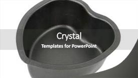  Presentation with heart shape from natural tree - Colorful slide set enhanced with baking dish in the shape backdrop and a  colored foreground