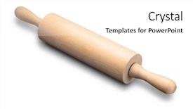  Presentation with baking - Cool new presentation with baking rolling pin and flour backdrop and a white colored foreground