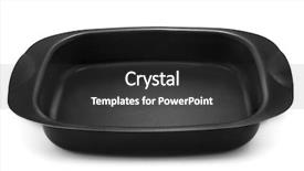  Presentation with white sheet - Colorful slides enhanced with baking sheet isolated on white background backdrop and a dark gray colored foreground