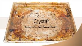  Presentation with baking - Audience pleasing PPT layouts consisting of baking sheet backdrop and a coral colored foreground