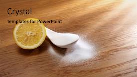  Presentation with baking soda - Cool new presentation theme with baking soda and lemon backdrop and a  colored foreground