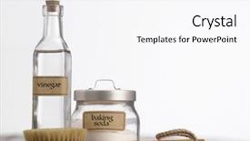  Presentation with baking soda - Colorful PPT layouts enhanced with baking soda with white vinegar backdrop and a white colored foreground