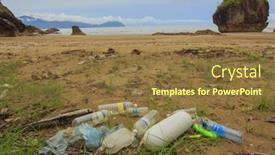  Presentation with plastic pollution - 