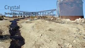  Presentation with leaks - Slide deck featuring baku-azerbaijan-feb-4-crude background and a light blue colored foreground