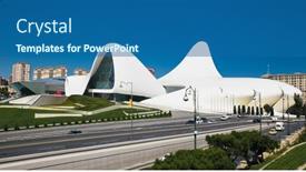  Presentation with award - PPT layouts with baku-azerbaijan-okt-4-2016 background and a ocean colored foreground