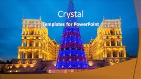  Presentation with government - Presentation theme enhanced with baku-january-3-2014-government background and a teal colored foreground