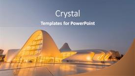  Presentation with award - PPT layouts with baku-july-20-heydar-aliyev background and a ocean colored foreground