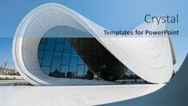  Presentation with award - Presentation having baku-may-03-heydar-aliyev background and a light blue colored foreground