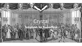  Presentation with masquerade - Audience pleasing presentation theme consisting of bal-or-the-world backdrop and a gray colored foreground