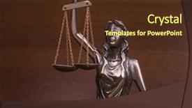  Presentation with justice and law - Presentation having balance due - statue of justice law concept background and a  colored foreground