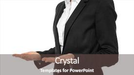  Presentation with balance - Amazing slides having balance gesture on white background backdrop and a tawny brown colored foreground