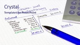  Presentation with balance - Amazing presentation design having balance sheet revenues and outgoing backdrop and a sky blue colored foreground