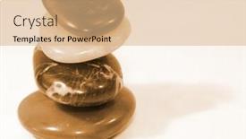  Presentation with balance - Presentation theme with balance background and a coral colored foreground