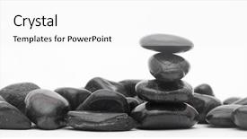  Presentation with history earth globe isolated white - PPT theme consisting of balanced life - balancing stones isolated background and a white colored foreground