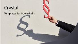  Presentation with symbol - Amazing slide deck having balancing between pros and cons backdrop and a light gray colored foreground