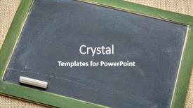  Presentation with slate - Colorful slide deck enhanced with balckboard - blank vintage slate blackboard backdrop and a  colored foreground