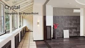  Presentation with pvc - Amazing theme having balcony gallery interior with pvc backdrop and a mint green colored foreground