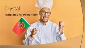  Presentation with bald - Theme with bald-man-with-beard-wearing background and a yellow colored foreground