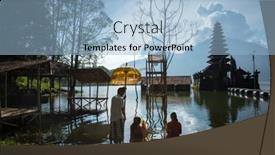  Presentation with religious - Amazing slide set having bali-april-11-2014-balinese backdrop and a light blue colored foreground