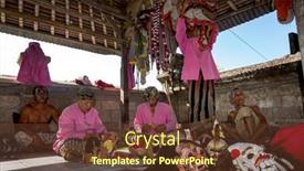  Presentation with overcoming - Cool new slide deck with bali-april-13-2014-balinese backdrop and a tawny brown colored foreground