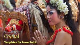  Presentation with cultural - Colorful slide deck enhanced with crepes with cottage cheese backdrop and a gray colored foreground